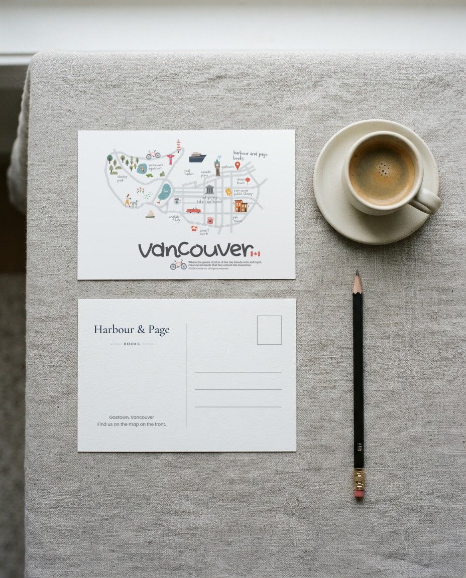 Postcard front and back